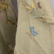 Flower & Butterfly Pistachio Jacket (M)
