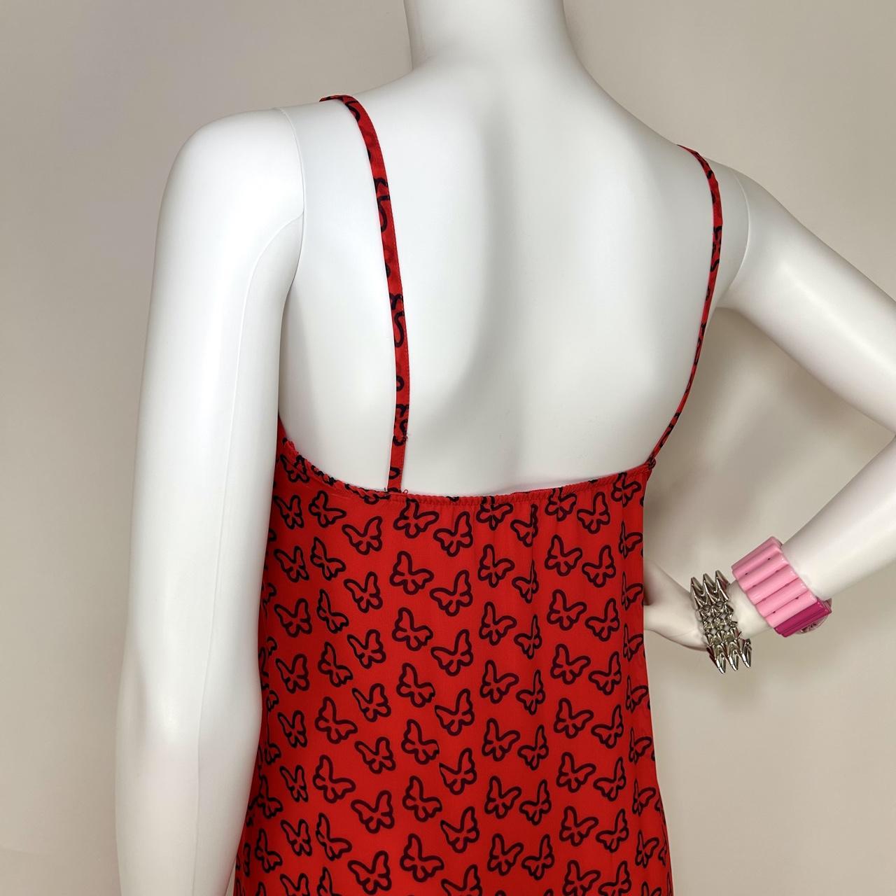 Blumarine Red Butterfly Dress (S)