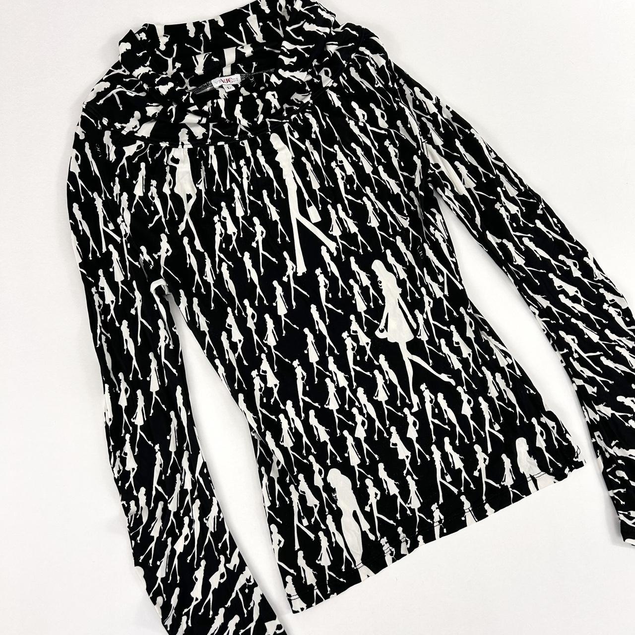 Versace Silhouette Long Sleeve Top (M)