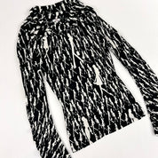 Versace Silhouette Long Sleeve Top (M)