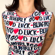 Blumarine Blugirl Notebook Tank Top (S/M)