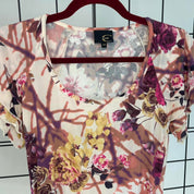 Just Cavalli Floral Top (S)