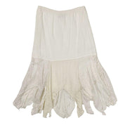 White Floaty Layered Fairy Skirt (L)