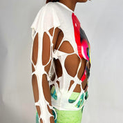 NWT Miss Sixty Y2K Mouth Top (M)