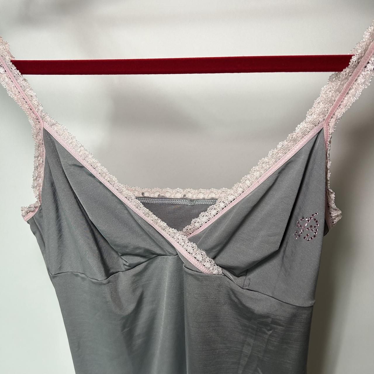 Blumarine Y2K Gray Cami (S)