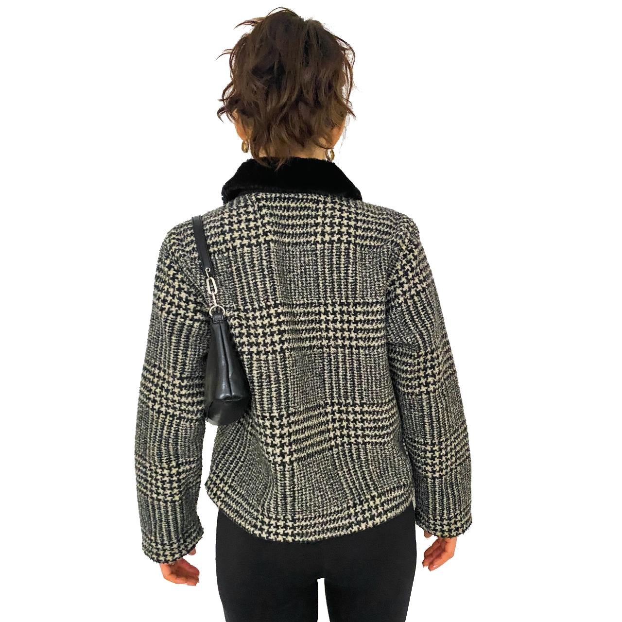 Wool Houndstooth Jacket (M)