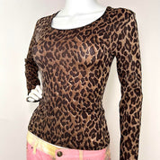 Dolce & Gabbana Leopard Long Sleeve Top (S/M)