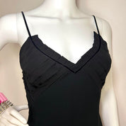 Moschino 100% Silk Black Dress (S)