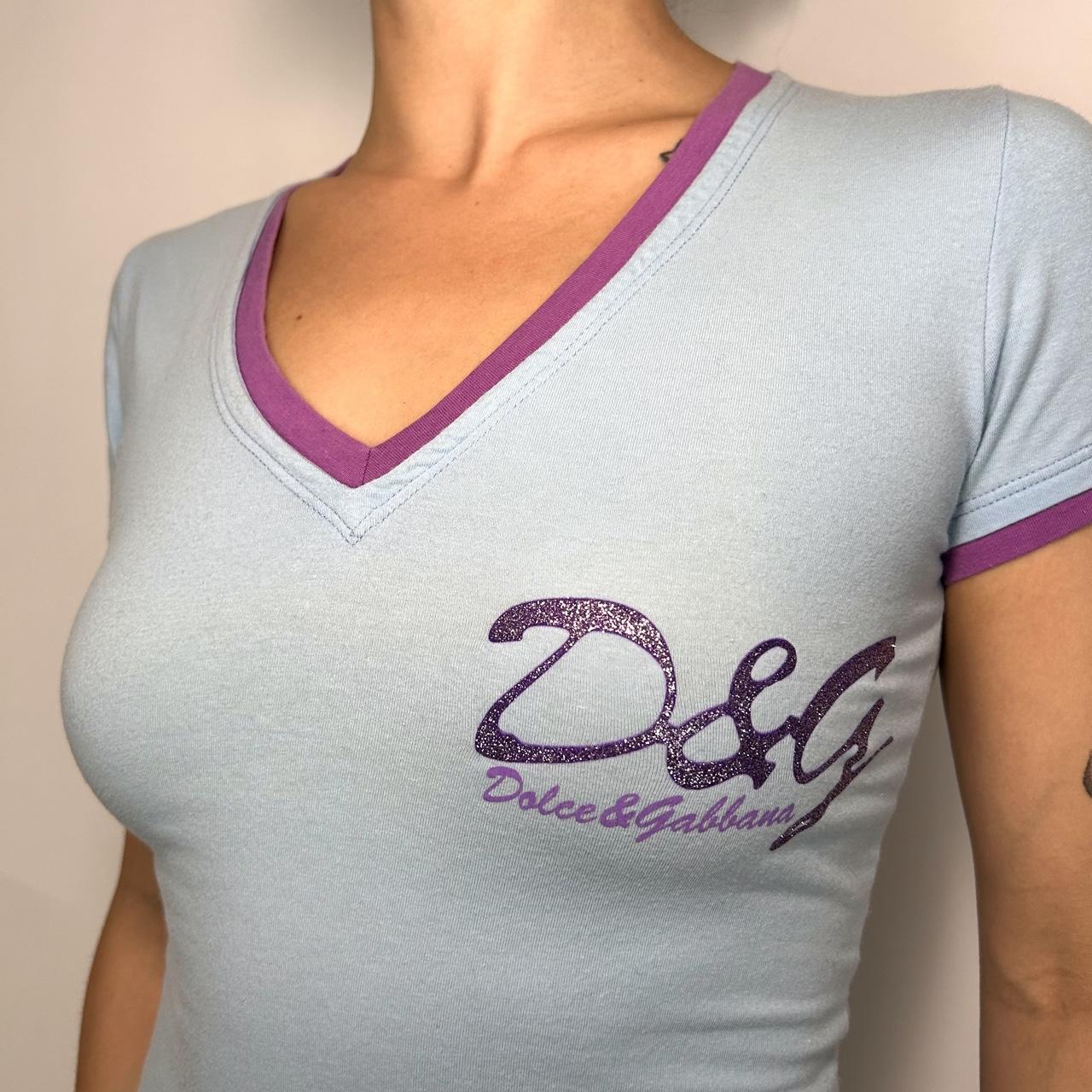 D&G Dolce & Gabbana Blue Top (S/M)