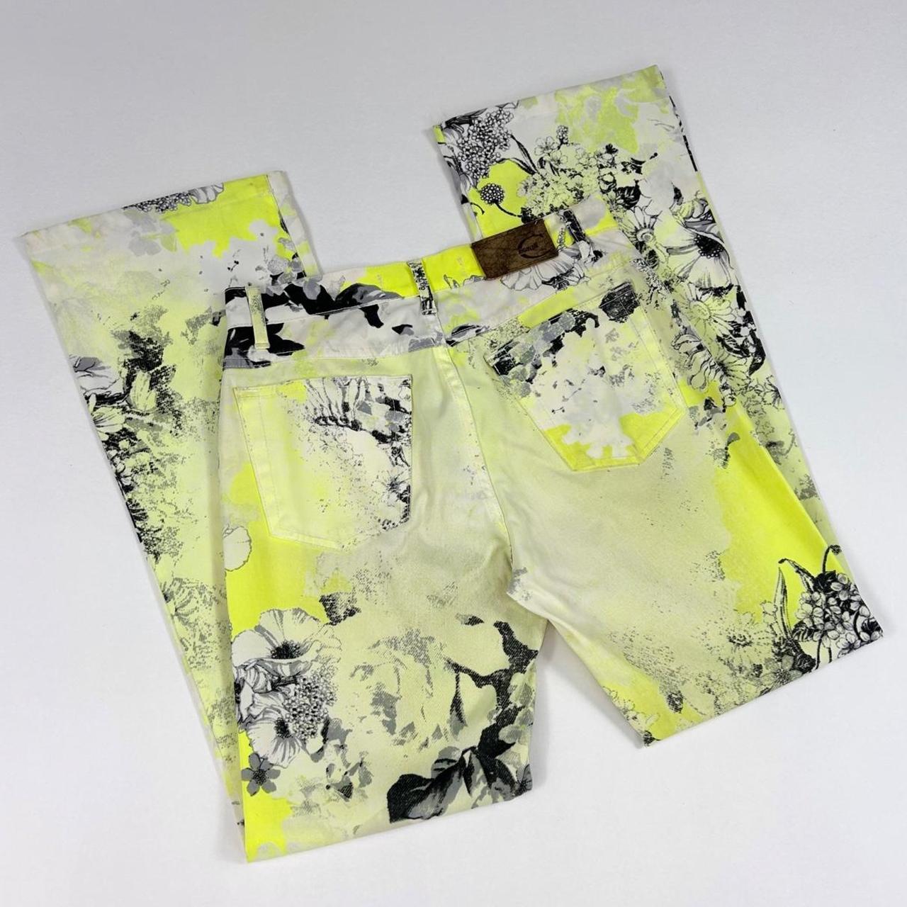 Just Cavalli Neon Floral Jeans (XS)