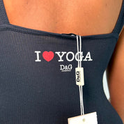 NWT D&G 'I ❤️ YOGA' Tank Top (S)