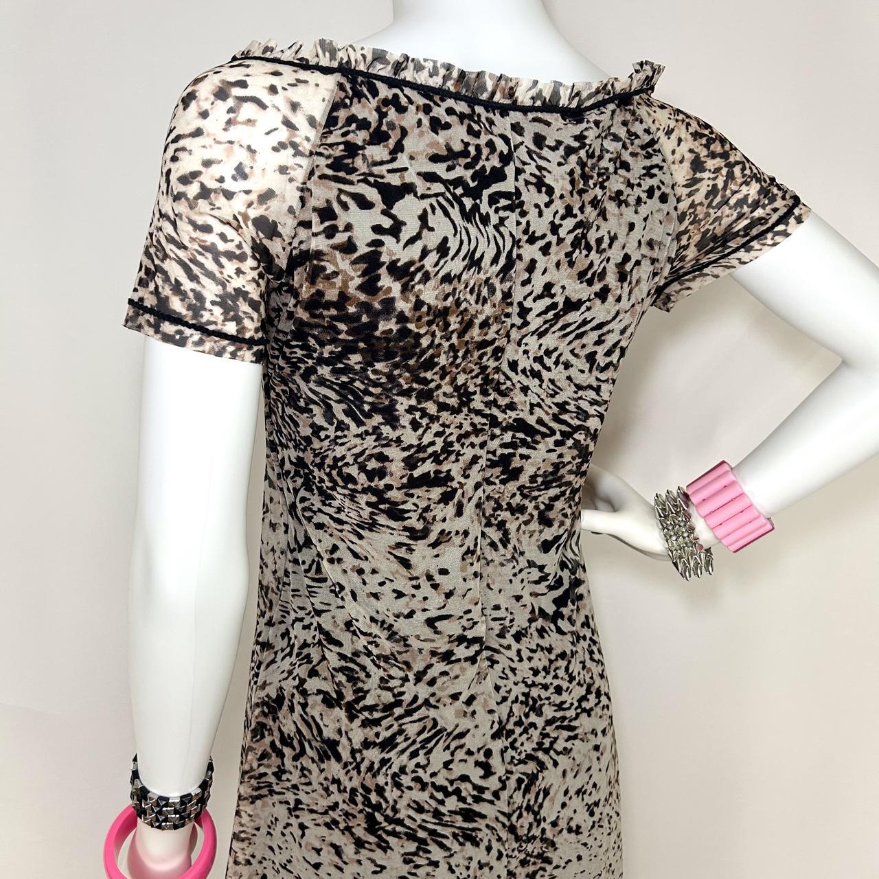 Blumarine Brown Leopard Dress (M)
