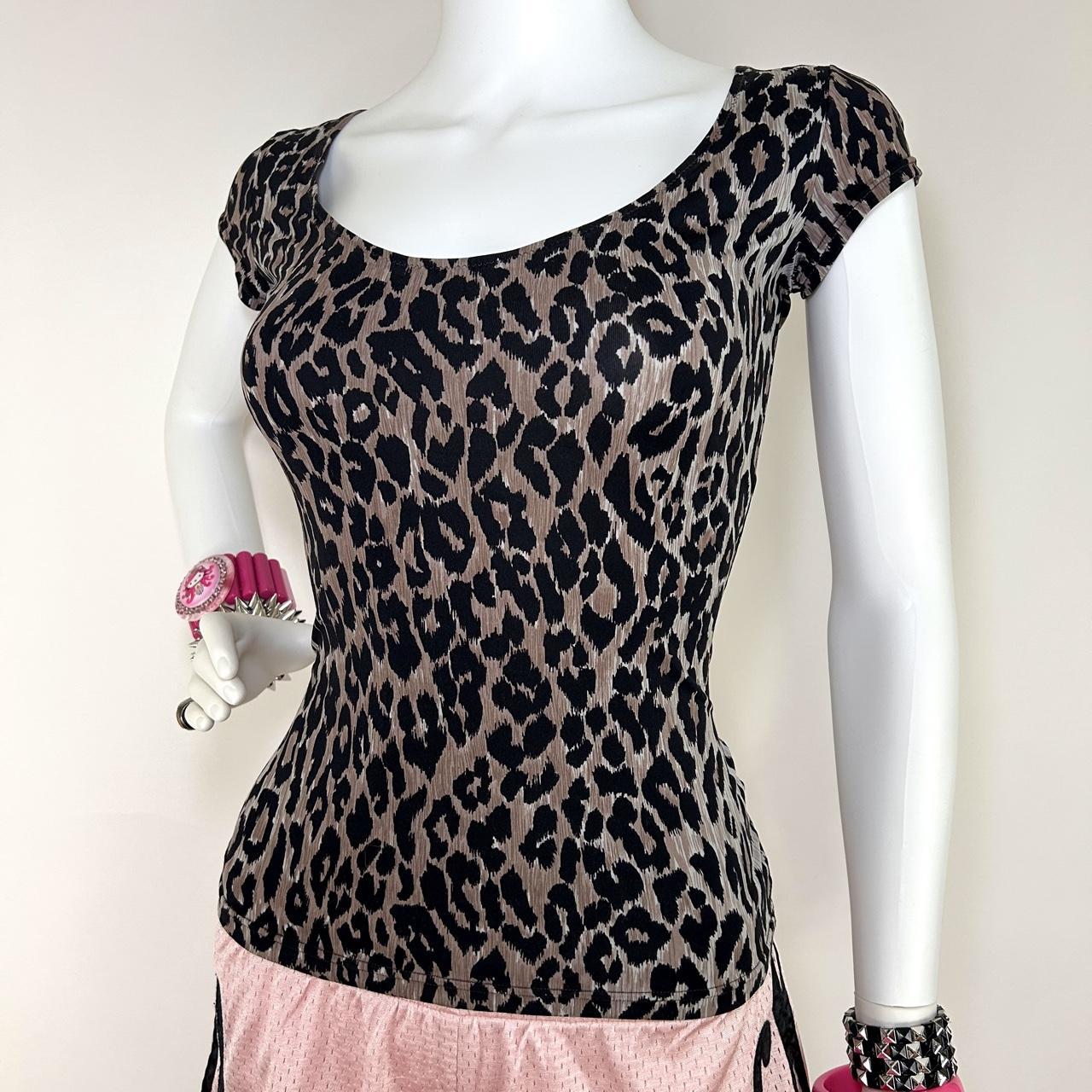 Dolce & Gabbana D&G Leopard Short Sleeve Top (S/M)