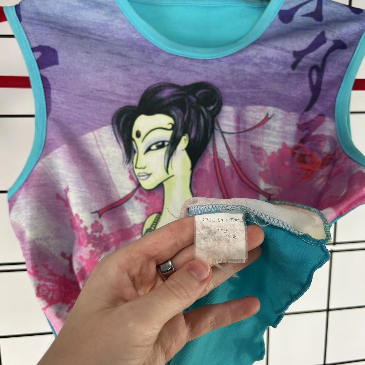 Y2K Euro Anime Girl Tank Top (S)