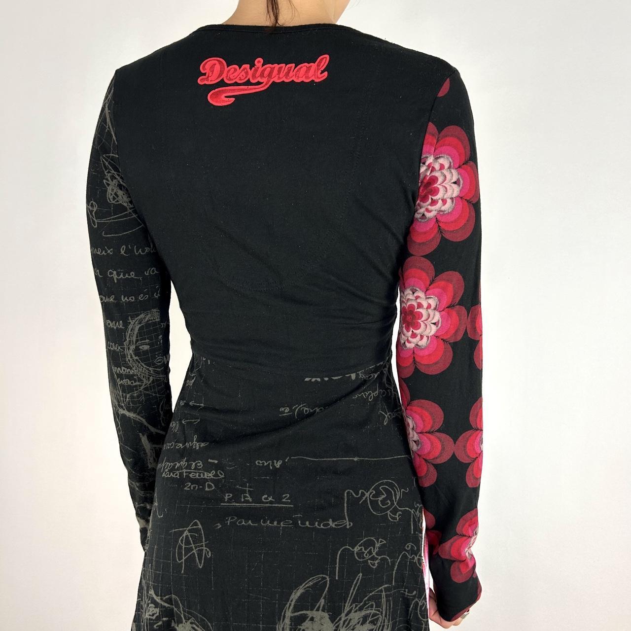 Desigual Asymmetrical Long Sleeve Dress (S/M)
