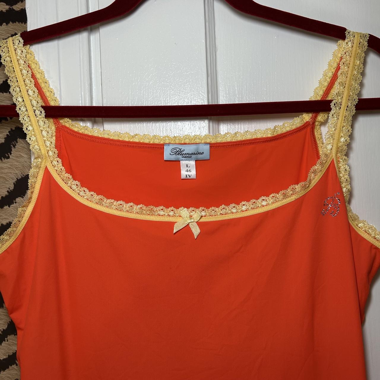 Blumarine Y2K Orange Cami (M)