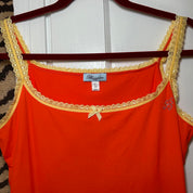 Blumarine Y2K Orange Cami (M)