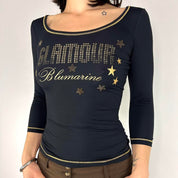 Blumarine Y2K 'GLAMOUR' Top (S)