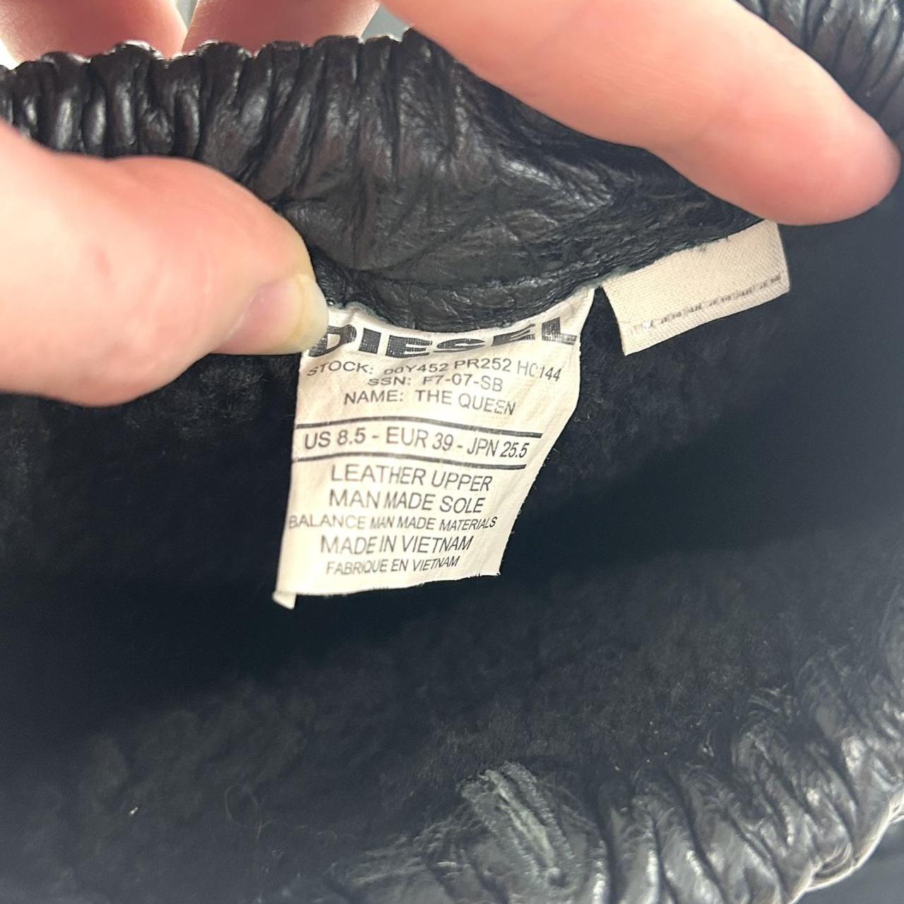 Diesel Y2K Leather Boxer Boots (8.5)