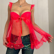 Victoria's Secret Nylon Babydoll (34B)