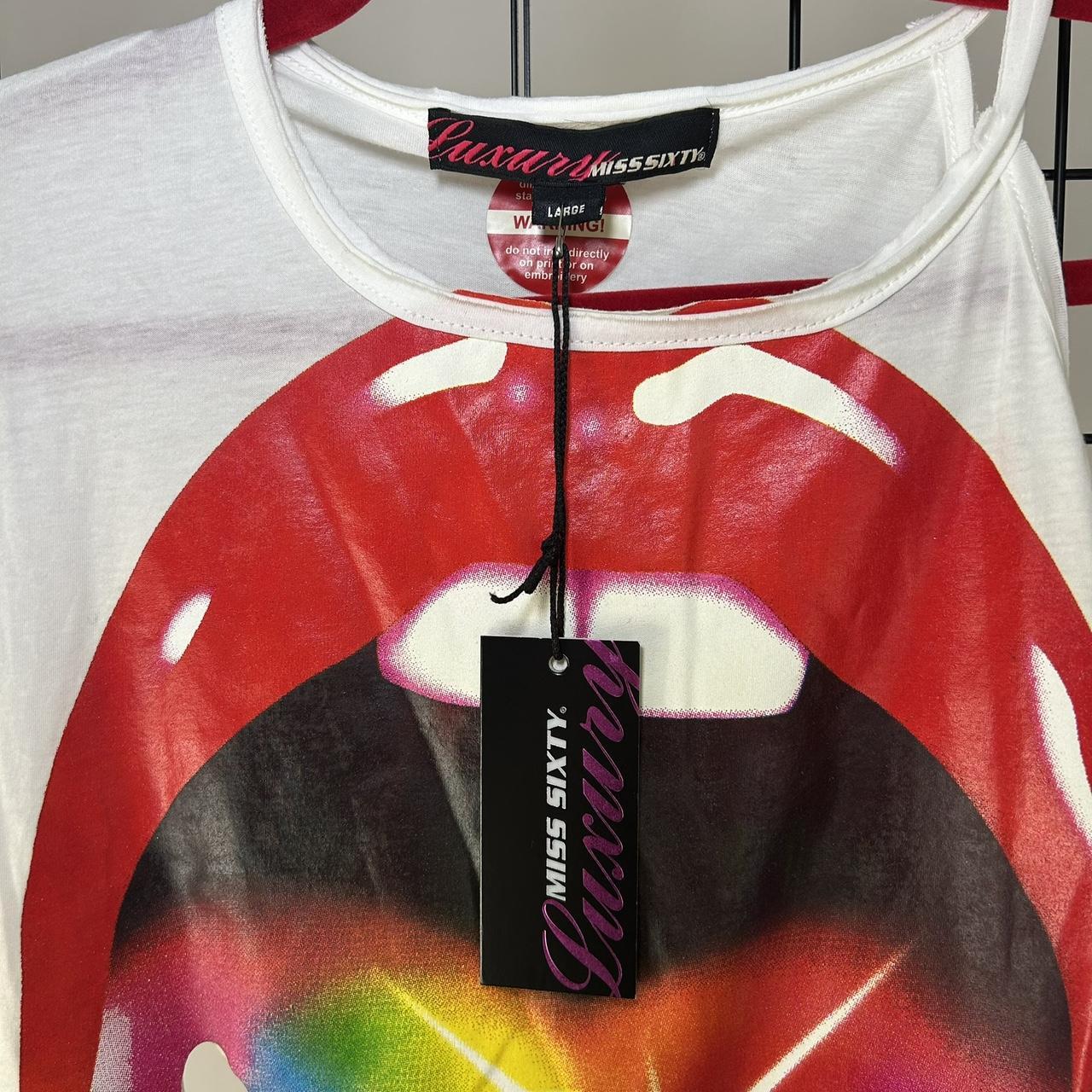 NWT Miss Sixty Y2K Mouth Top (M)