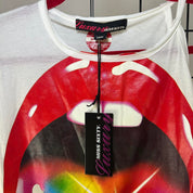 NWT Miss Sixty Y2K Mouth Top (M)