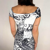 Just Cavalli Graffiti Dress (S)