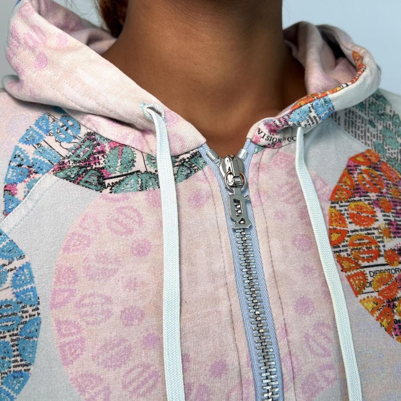Galliano Vintage Gazette Print Hoodie (M)