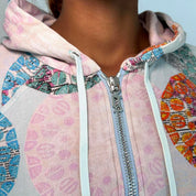 Galliano Vintage Gazette Print Hoodie (M)