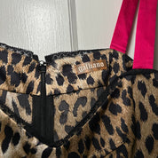 Galliano Y2K Silk Leopard Tank Top (S)