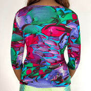 2005 Versace Fish Print Top (M)
