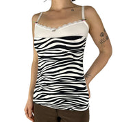 D&G Dolce & Gabbana Y2K Zebra Cami (S/M)