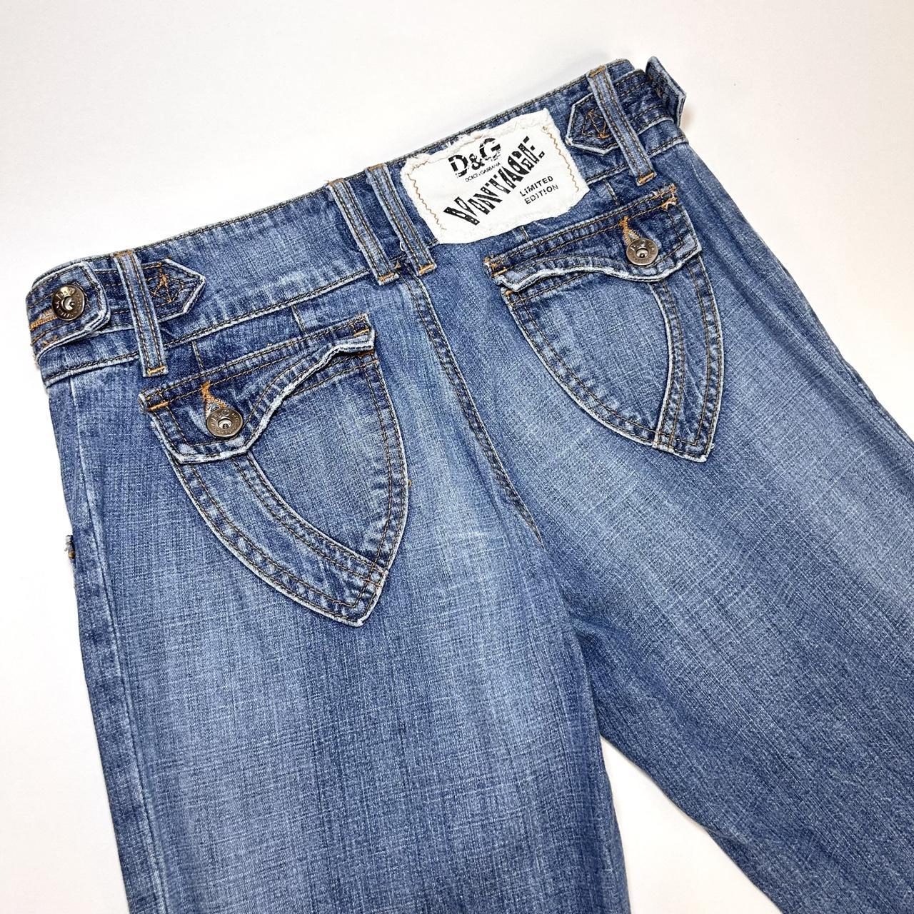D&G Dolce & Gabbana Y2K Denim Capris (XS)