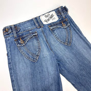 D&G Dolce & Gabbana Y2K Denim Capris (XS)