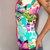 Blumarine Y2K Floral Tank Top (S)