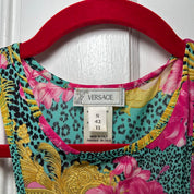 Versace Baroque Tropical Leopard Tank (XS/S)