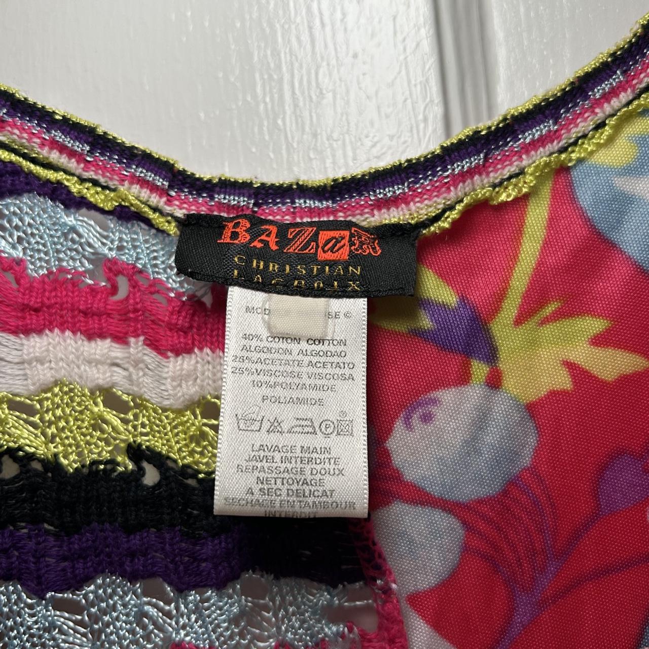 Christian Lacroix Bazar Knit Tank Top (S)