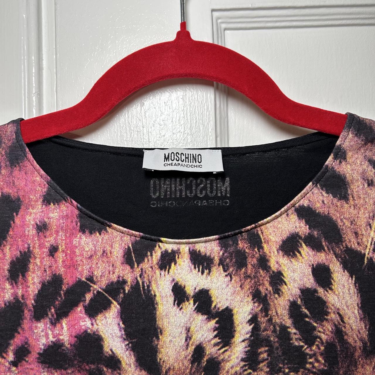 Moschino Cheap & Chic Cheetah Long Sleeve (M)