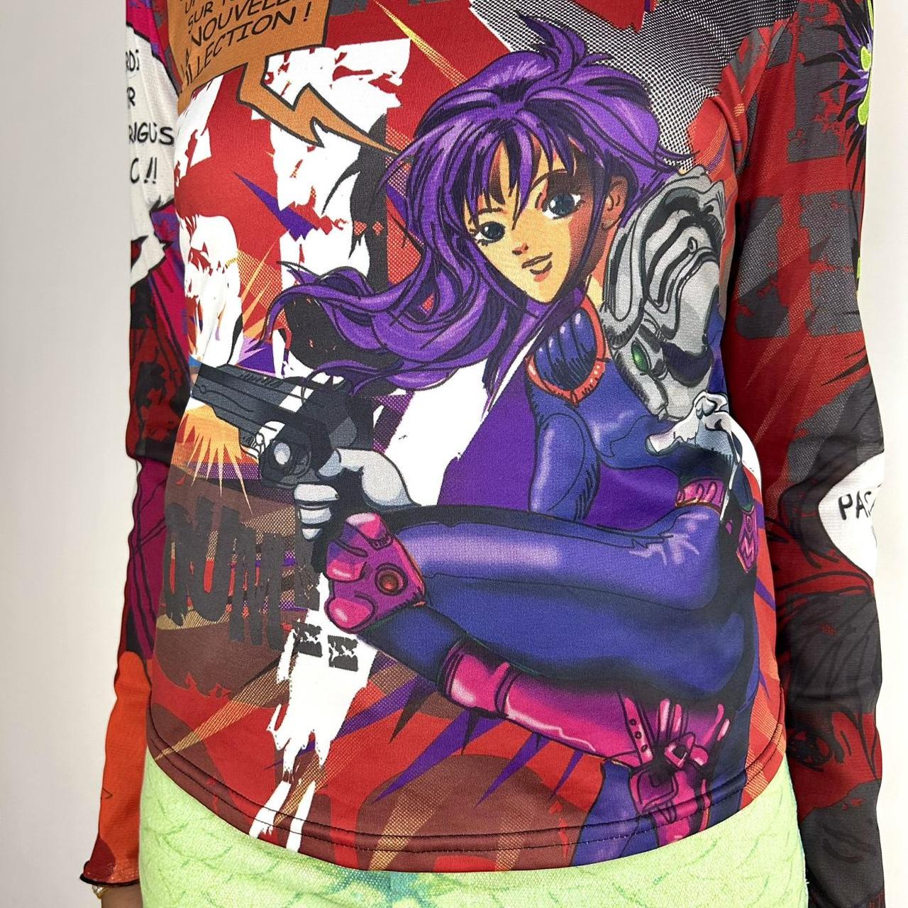 '2026' French Anime Girl Long Sleeve (M)