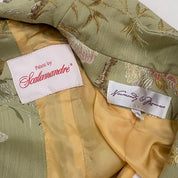 Flower & Butterfly Pistachio Jacket (M)