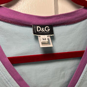 D&G Dolce & Gabbana Blue Top (S/M)