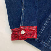 Y2K Snakeskin Pant & Jacket Set (L)