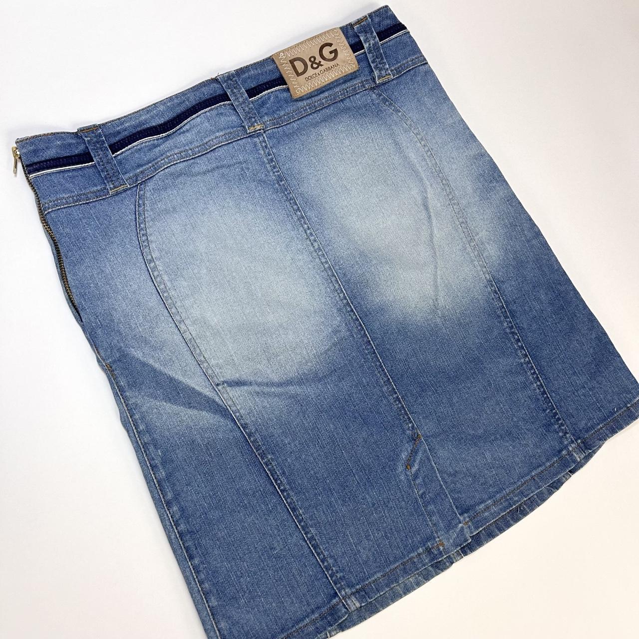 D&G Dolce & Gabbana Y2K Denim Skirt (S)