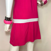 Blumarine Y2K Hot Pink Preppy Dress (M)