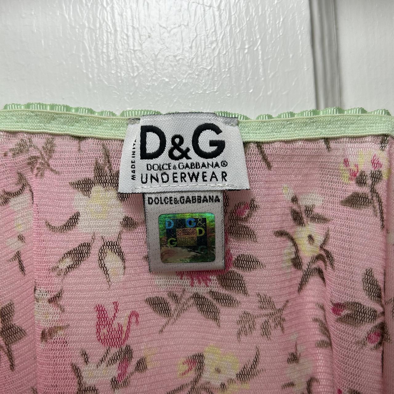 D&G Dolce & Gabbana Pink Floral Cami (XS/S)