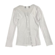 2000's White Mesh Snap Front Top (S)