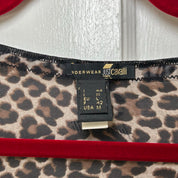 Just Cavalli Mesh Leopard Top (S/M)