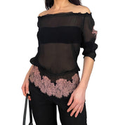 Silk off the Shoulder Top (S)