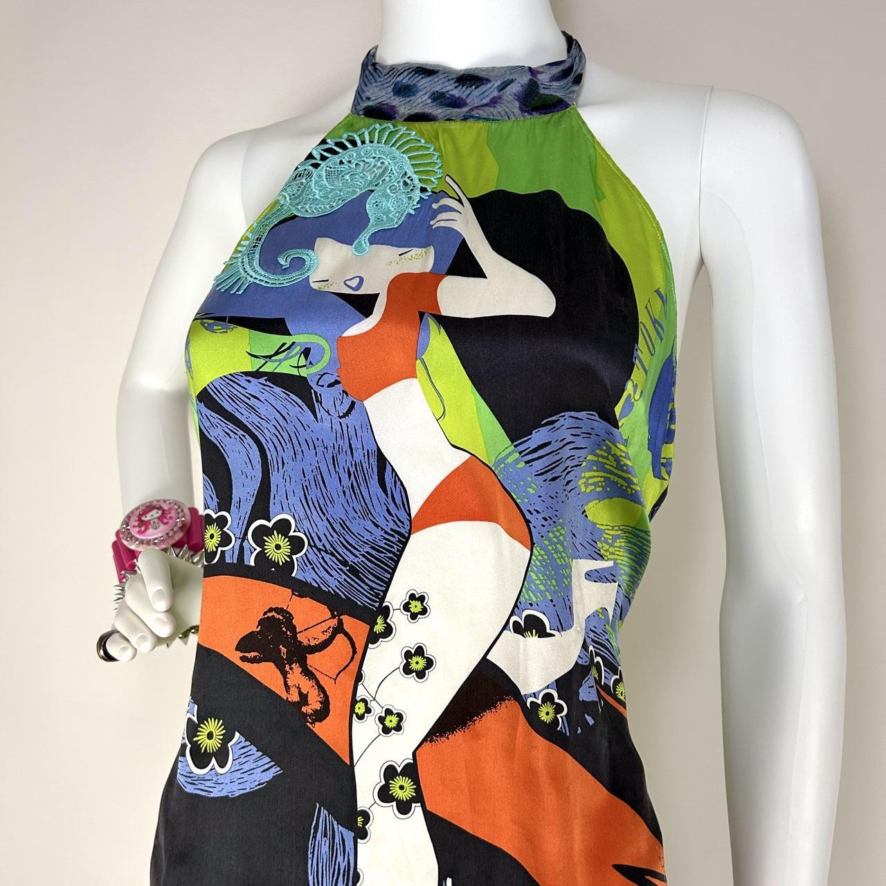 Custo Barcelona Silk Halter Top (S/M)