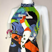 Custo Barcelona Silk Halter Top (S/M)